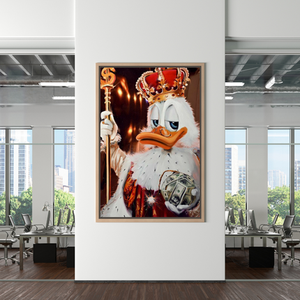 ChandelierDecor - Scrooge McDuck Money Maker Millionaire Canvas Wall Art