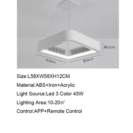 ChandelierDecor - Smart Ceiling Fan with LED Light: Efficient and Modern