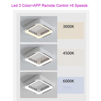 ChandelierDecor - Smart Ceiling Fan with LED Light: Efficient and Modern