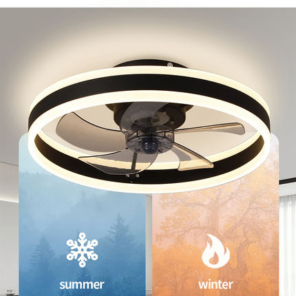 ChandelierDecor - Smart LED Quiet Ceiling Fan Light 6-Speed