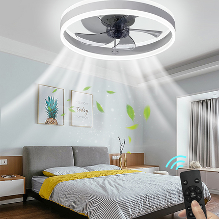 ChandelierDecor - Smart LED Quiet Ceiling Fan Light 6-Speed
