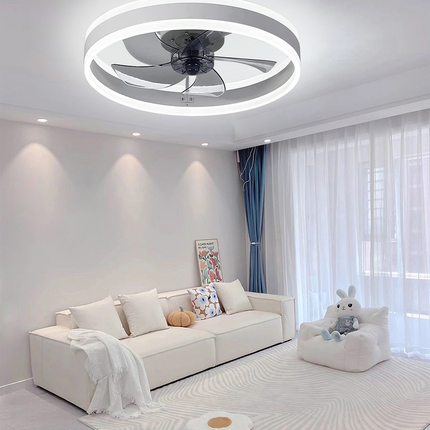 ChandelierDecor - Smart LED Quiet Ceiling Fan Light 6-Speed