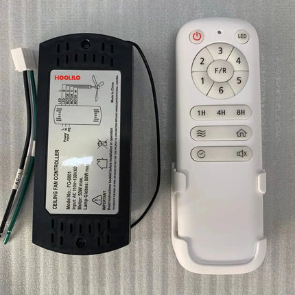 ChandelierDecor - Solid Wooden Blade Ceiling Fan 60 Inch with Remote