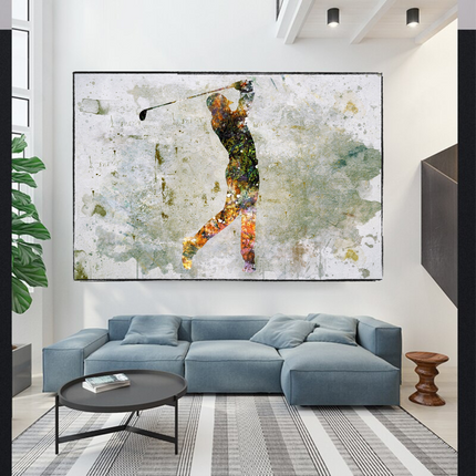 ChandelierDecor - Tiger woods Golf Champion Canvas Wall Art
