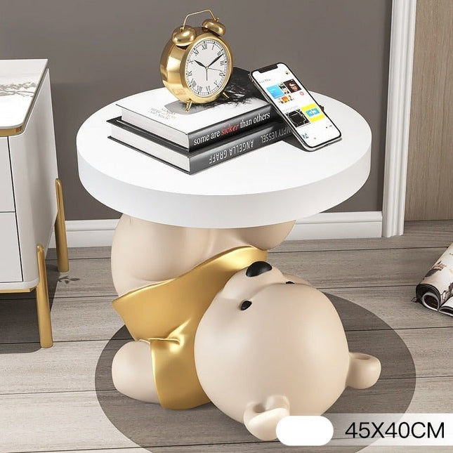 ChandelierDecor - Vigorous Bear Statue Side Table Ornament