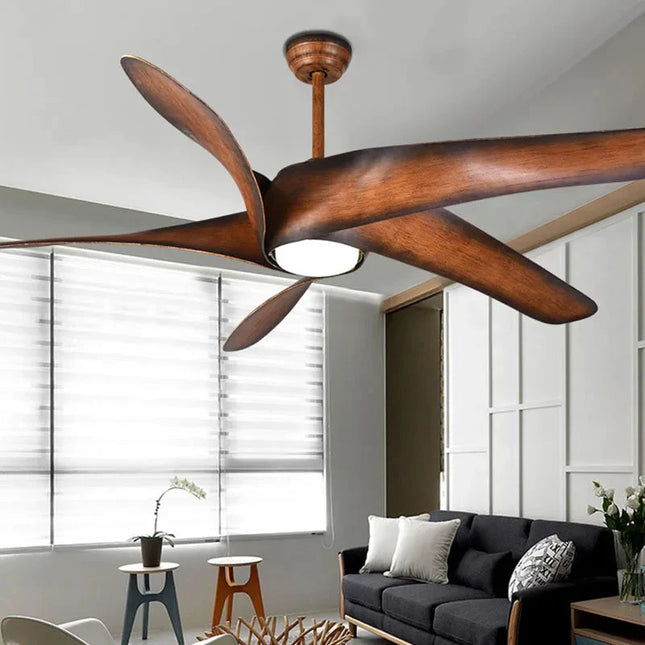 ChandelierDecor - Vintage Brown Ceiling Fan 60 inch Techno Fan