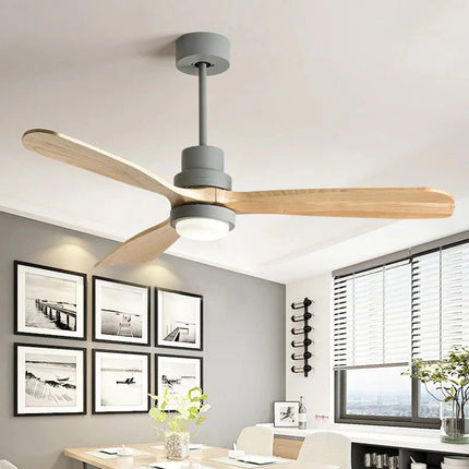 ChandelierDecor - Modern Ceiling Fan with Light and Remote – 42-Inch