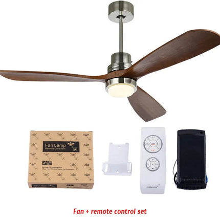 ChandelierDecor - Modern Ceiling Fan with Light and Remote – 42-Inch