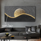 Modèle A / 100x50cm / Cadre noir