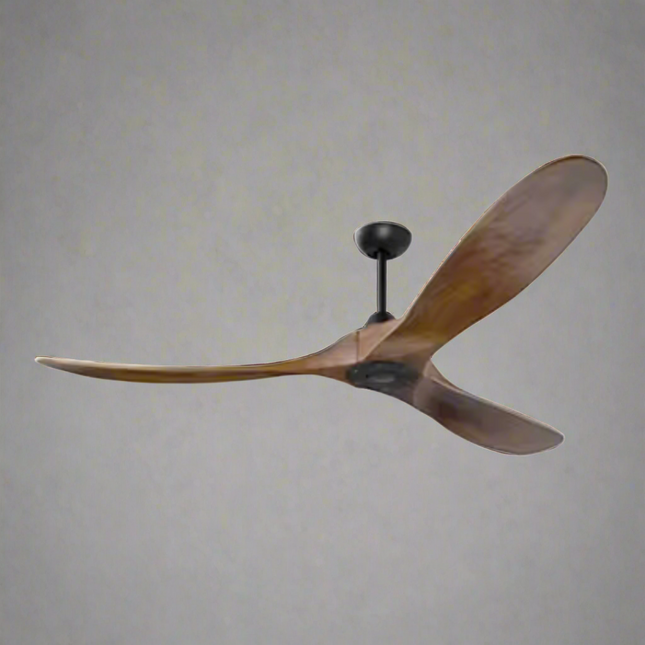 ChandelierDecor - Antique Wooden Blades Large Fan Remote Controlled (2024 Edition)