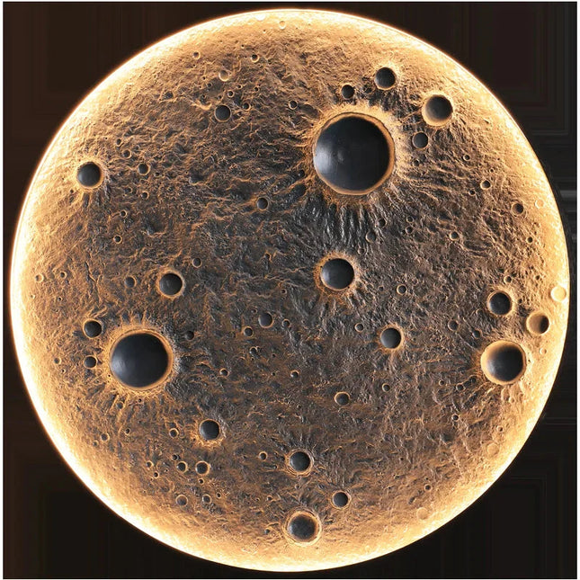 ChandelierDecor - 3D Moon LED Wall Lamp - Wall Decor