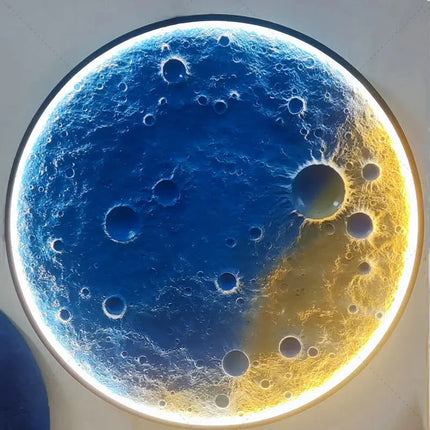 ChandelierDecor - 3D Moon LED Wall Lamp - Wall Decor
