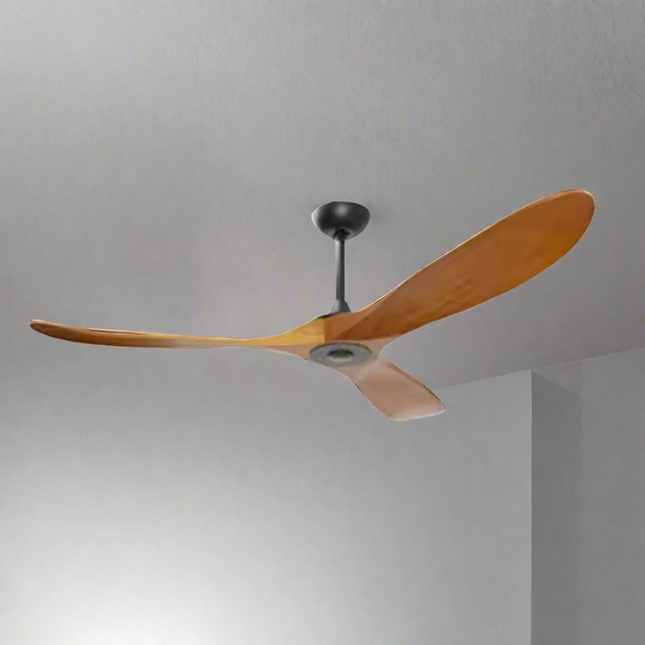 ChandelierDecor - Antique Wooden Blades Large Fan Remote Controlled (2024 Edition)