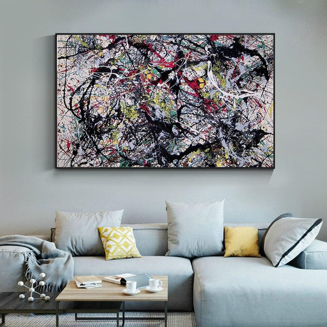 ChandelierDecor - Abstract Street Graffiti Canvas Wall Art