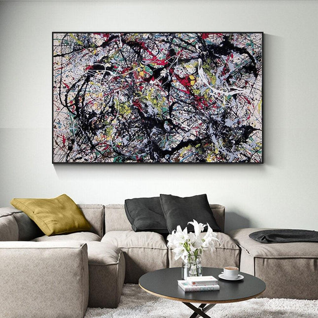 ChandelierDecor - Abstract Street Graffiti Canvas Wall Art