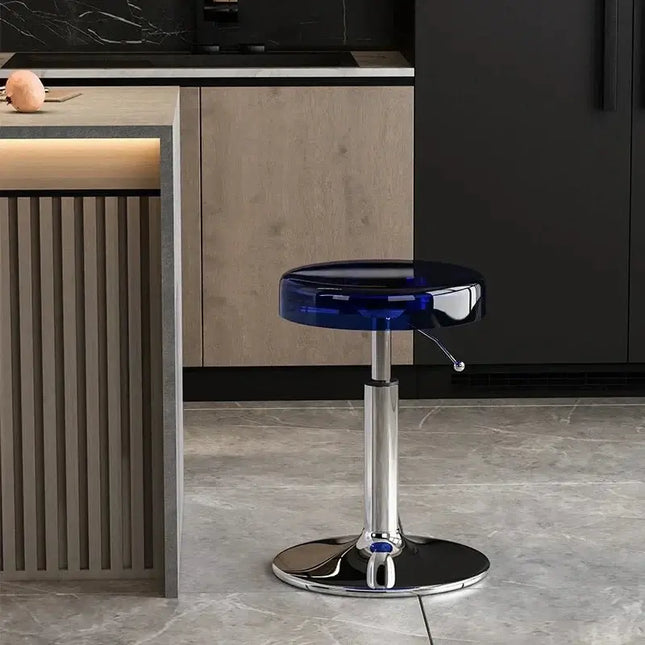 Acrylic High-End Kitchen Island Counter bar Stool-Bar Stools