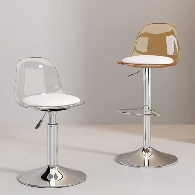 Acrylic Reception Bar Stools for Kitchen Counter-Bar Stools
