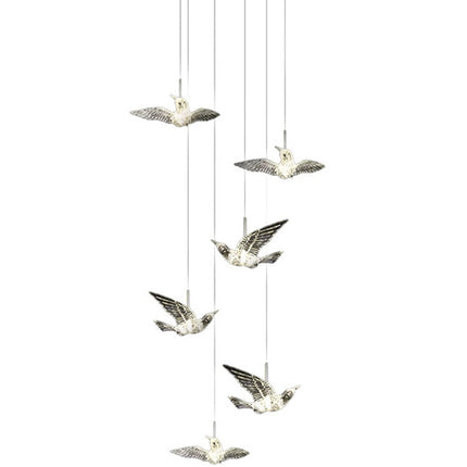 ChandelierDecor - Acrylic Glass Birds Chandelier