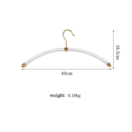 ChandelierDecor - Acrylic Hanger with Brass Hook – Retro Style