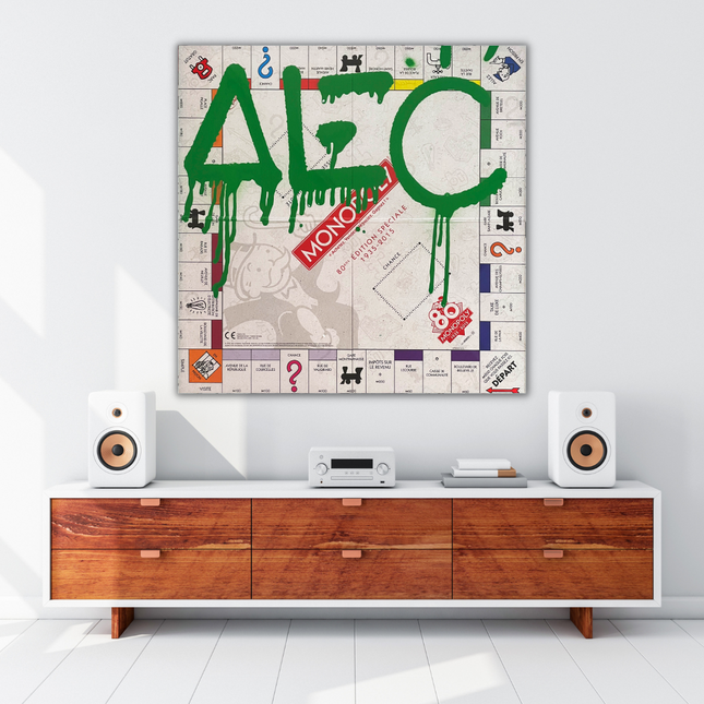 ChandelierDecor - Alec Canvas Art - Monopoly Board at Its Finest
