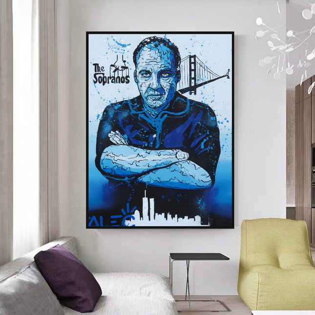 ChandelierDecor - Alec Canvas Wall Art: The Legendary Tony Soprano