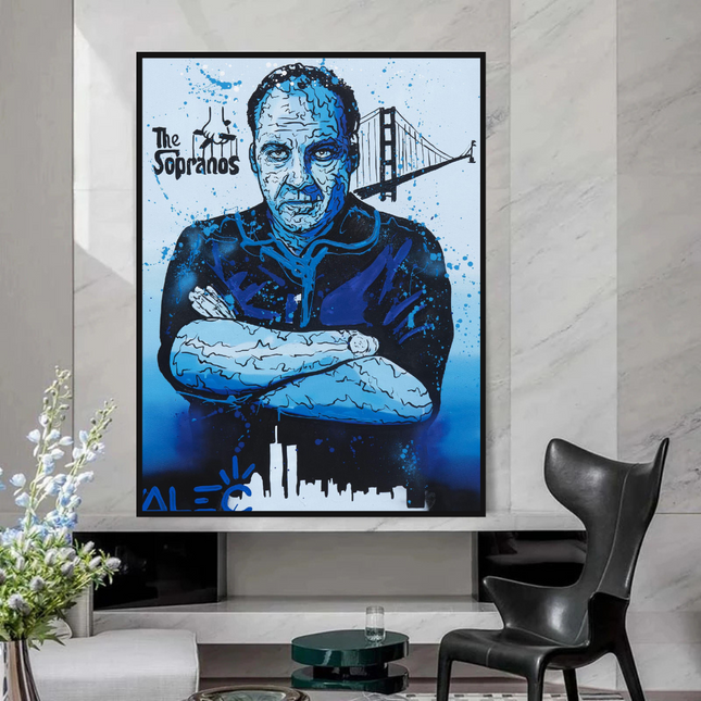 ChandelierDecor - Alec Canvas Wall Art: The Legendary Tony Soprano