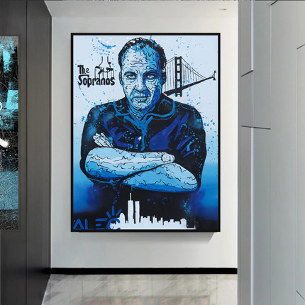 ChandelierDecor - Alec Canvas Wall Art: The Legendary Tony Soprano
