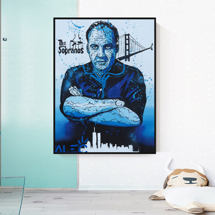 ChandelierDecor - Alec Canvas Wall Art: The Legendary Tony Soprano