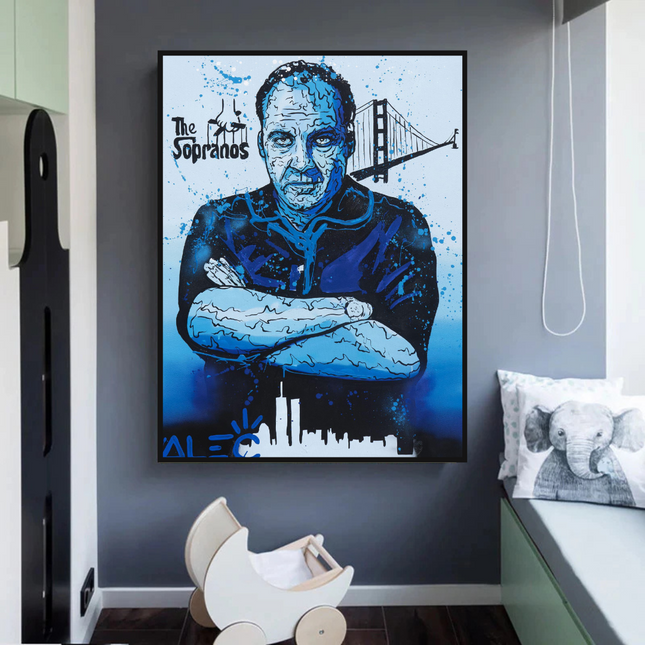 ChandelierDecor - Alec Canvas Wall Art: The Legendary Tony Soprano