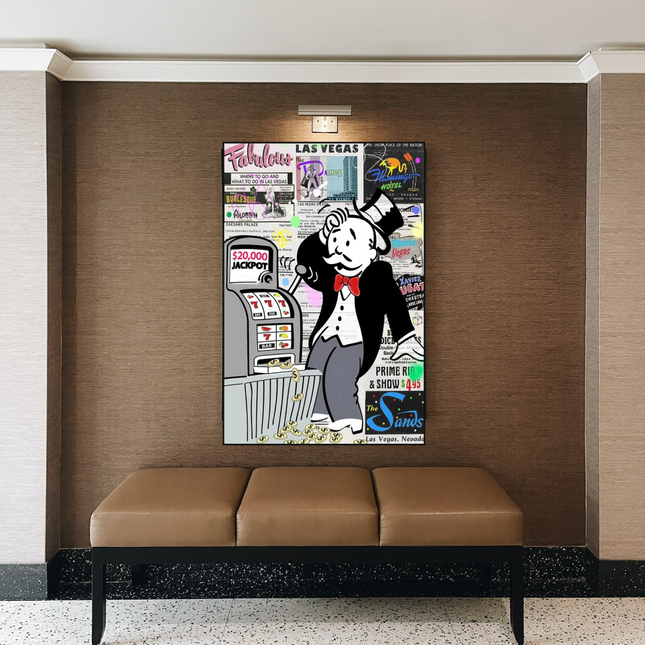 ChandelierDecor - Alec Monopoly ATM Machine Canvas Wall Art
