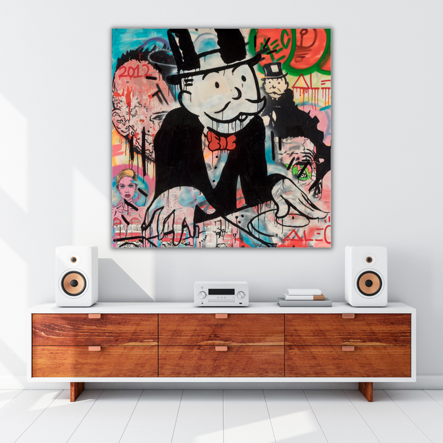 ChandelierDecor - Alec Monopoly DJ Music Canvas Wall Art