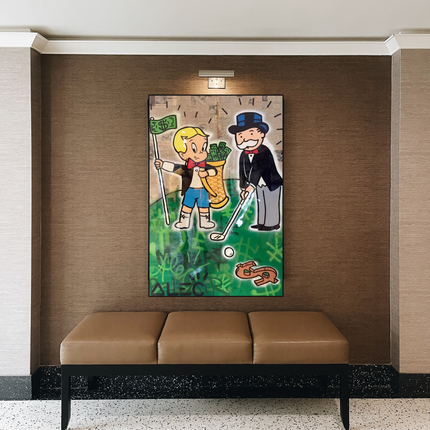 ChandelierDecor - Alec Monopoly Go yard Golf Canvas Wall Art