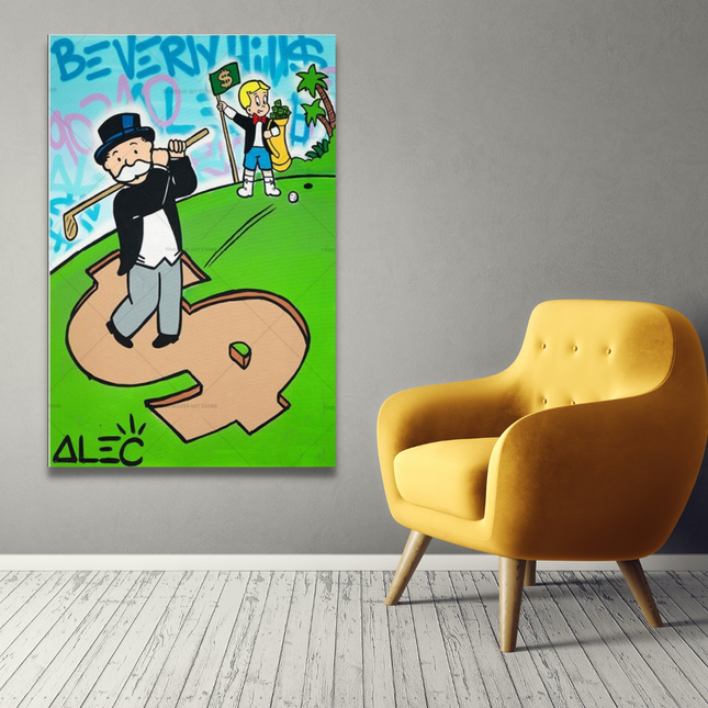 ChandelierDecor - Alec Monopoly Wall Art: Explore Beverly Hills