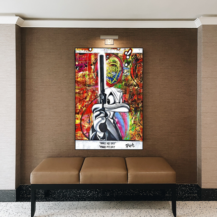 ChandelierDecor - All I Need is Love - Scrooge McDuck Canvas Art