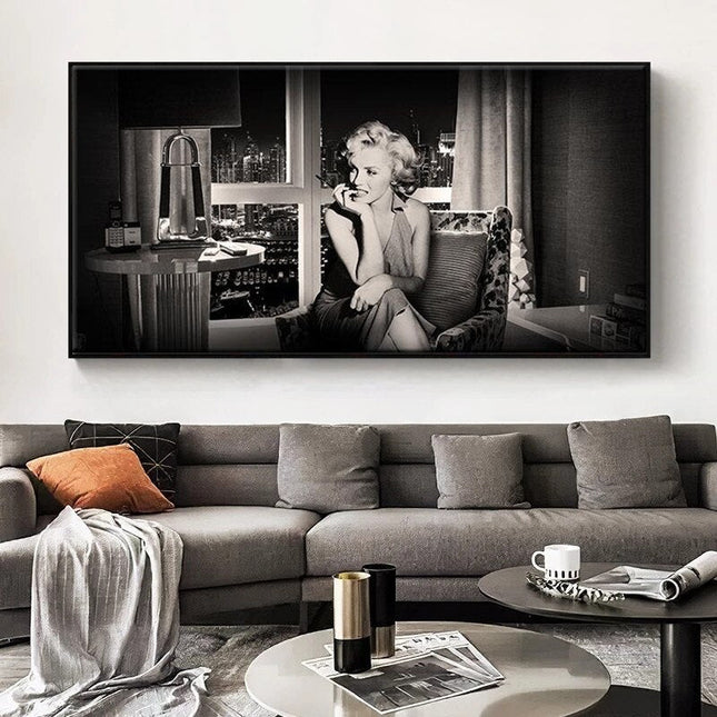 ChandelierDecor - All Time Classic Vintage - Marilyn Canvas Wall Art