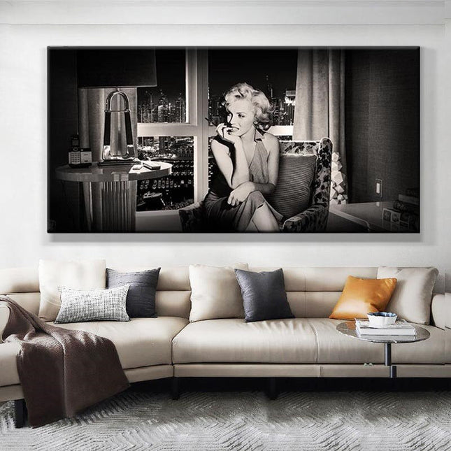 ChandelierDecor - All Time Classic Vintage - Marilyn Canvas Wall Art