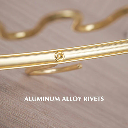 ChandelierDecor - Aluminum Alloy Wave Shaped 5pcs Clothes Hanger