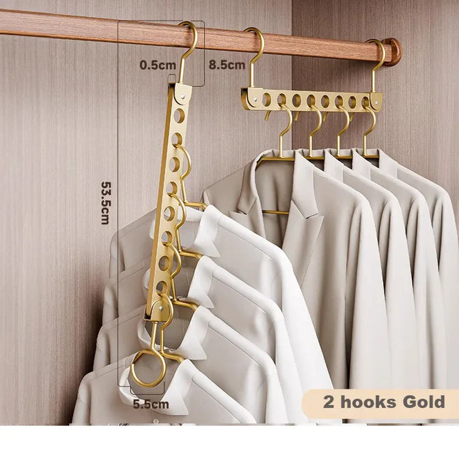 ChandelierDecor - Aluminum Rotatable Clothes Hanger – 6/8 Holes