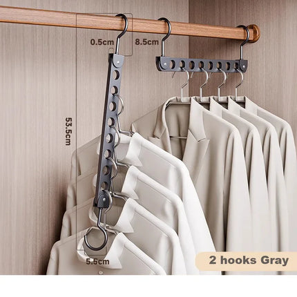 ChandelierDecor - Aluminum Rotatable Clothes Hanger – 6/8 Holes