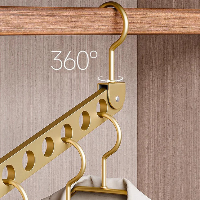 ChandelierDecor - Aluminum Rotatable Clothes Hanger – 6/8 Holes