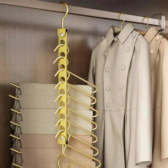 ChandelierDecor - Aluminum Rotatable Clothes Hanger – 6/8 Holes