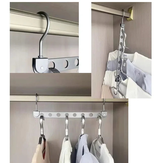 ChandelierDecor - Aluminum Rotatable Clothes Hanger – 6/8 Holes