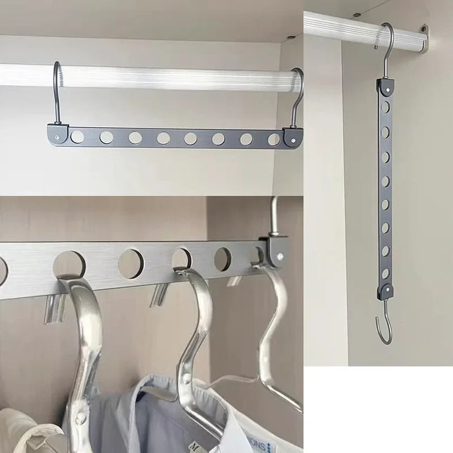 ChandelierDecor - Aluminum Rotatable Clothes Hanger – 6/8 Holes