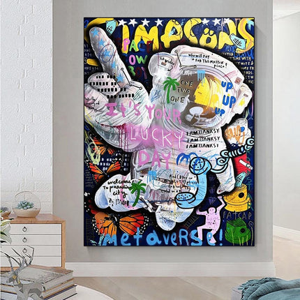 ChandelierDecor - Astronaut Canvas Wall Art