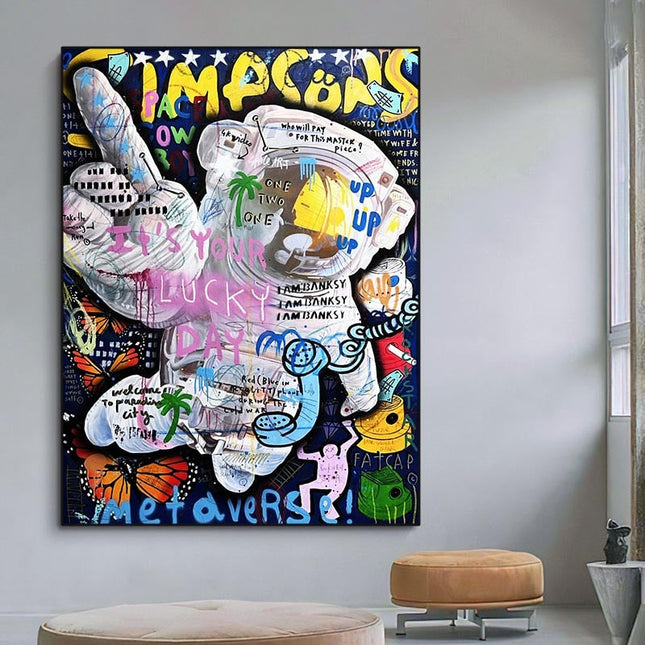 ChandelierDecor - Astronaut Canvas Wall Art
