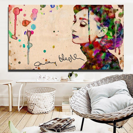 ChandelierDecor - Audrey Hepburn Canvas Wall Art: Captivating Masterpieces