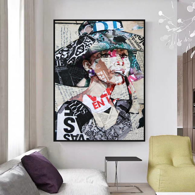 ChandelierDecor - Audrey Hepburn Canvas Wall Art: Timeless Decor