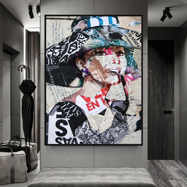 ChandelierDecor - Audrey Hepburn Canvas Wall Art: Timeless Decor