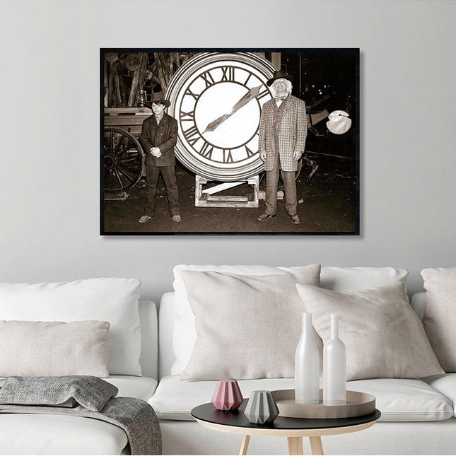 ChandelierDecor - Back to the Future Film Retro Canvas Wall Art