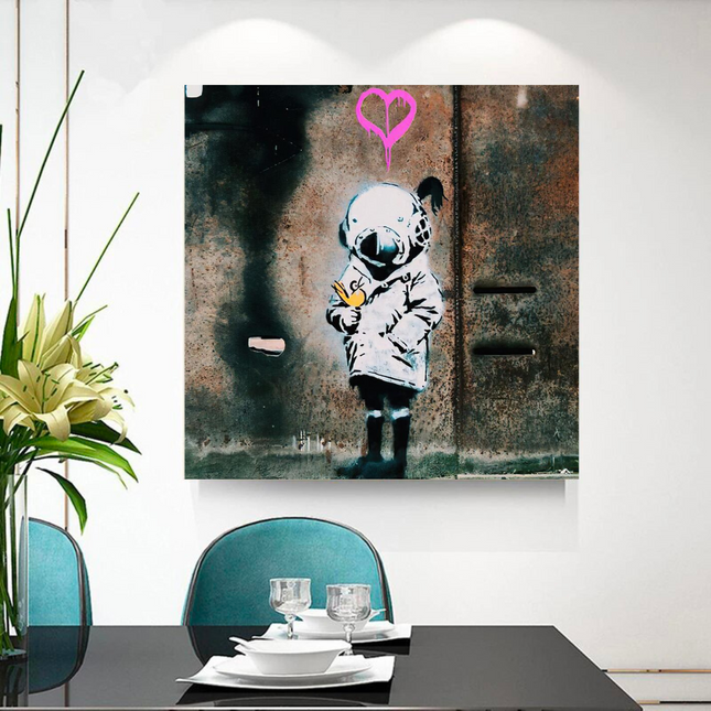 ChandelierDecor - Banksy Follow your Dreams Canvas Wall Art